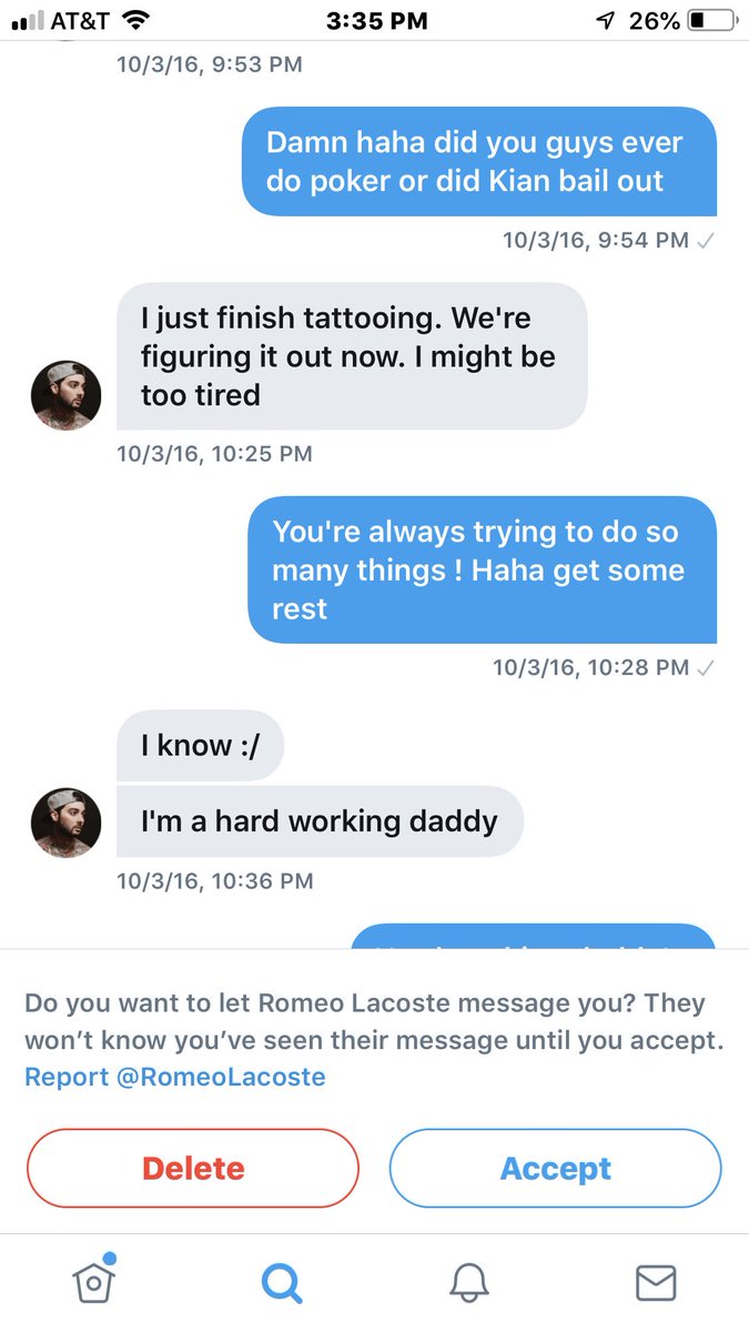 elijah daniel on Twitter: "ROMEO LACOSTE RLY ASKED AN UNDERAGE TO LICK HIS ASSHOLE AND CHASE SHOTS OF VODKA W HIS CUM ANYWAY THERE ACTUALLY TALENTED ARTISTS IN LA