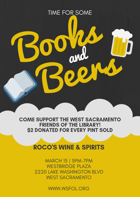 WSFOL1's tweet image. Happening now! The #WSFOL fundraiser at Roco's Taproom! We're here until 7pm! 

$2 from every pint sold will go to supporting library programs! 

wsfol.org