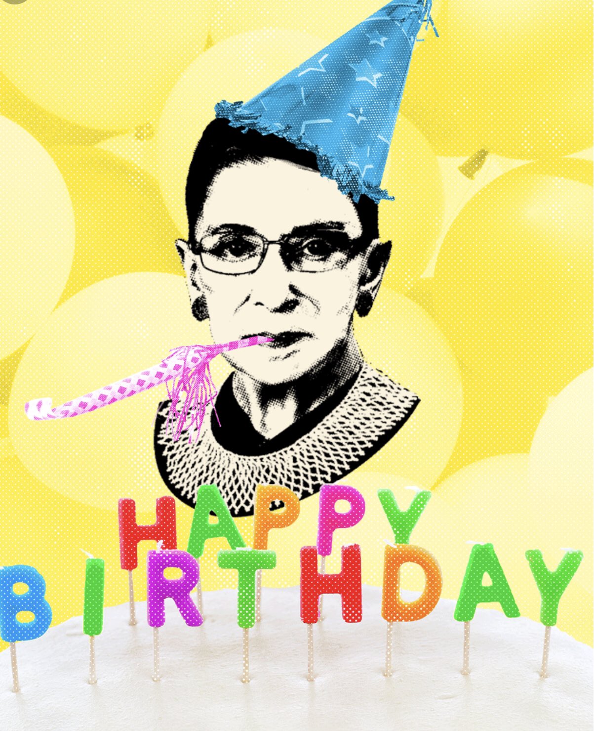 Happy Birthday to the one and only, Ruth Bader Ginsburg.  
