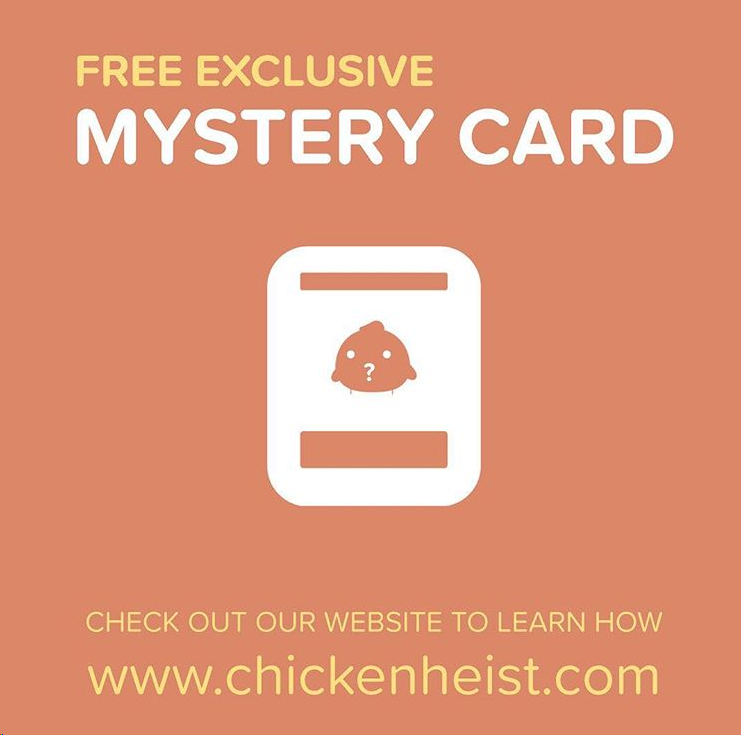 ChickenHeist's tweet photo. Want a free exclusive Chicken Heist card?
Learn how here! https://t.co/a4jEkymUCs
#chickenheist #game #freecard #freebie #giveaway #boardgames #freegift #free #cardgame #cardgames #graphics #webdesign #freecardgame #giveaways #games #boardgameart #instagames #exclusives https://t.co/nGc9k7tGSP