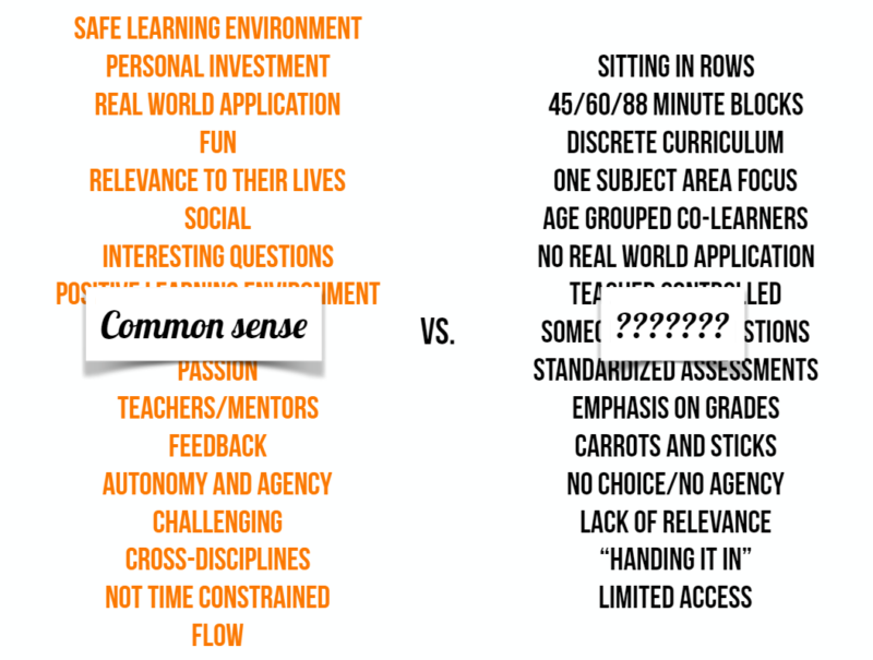 MindShiftKQED's tweet photo. "It's about doing work that matters. It's about connections. It's about play. It's about cultures where kids and teachers are learners," says @willrich45 https://t.co/3yUqsWB7xR #edchat #cpchat #suptchat #parents https://t.co/XZodH5QdQO