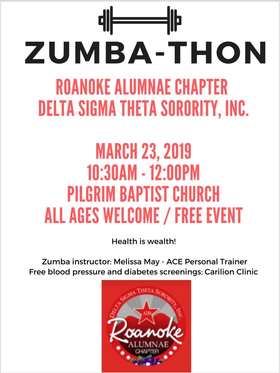 The Roanoke Alumnae Chapter of Delta Sigma Theta (@roanokevadst) on Twitter photo 