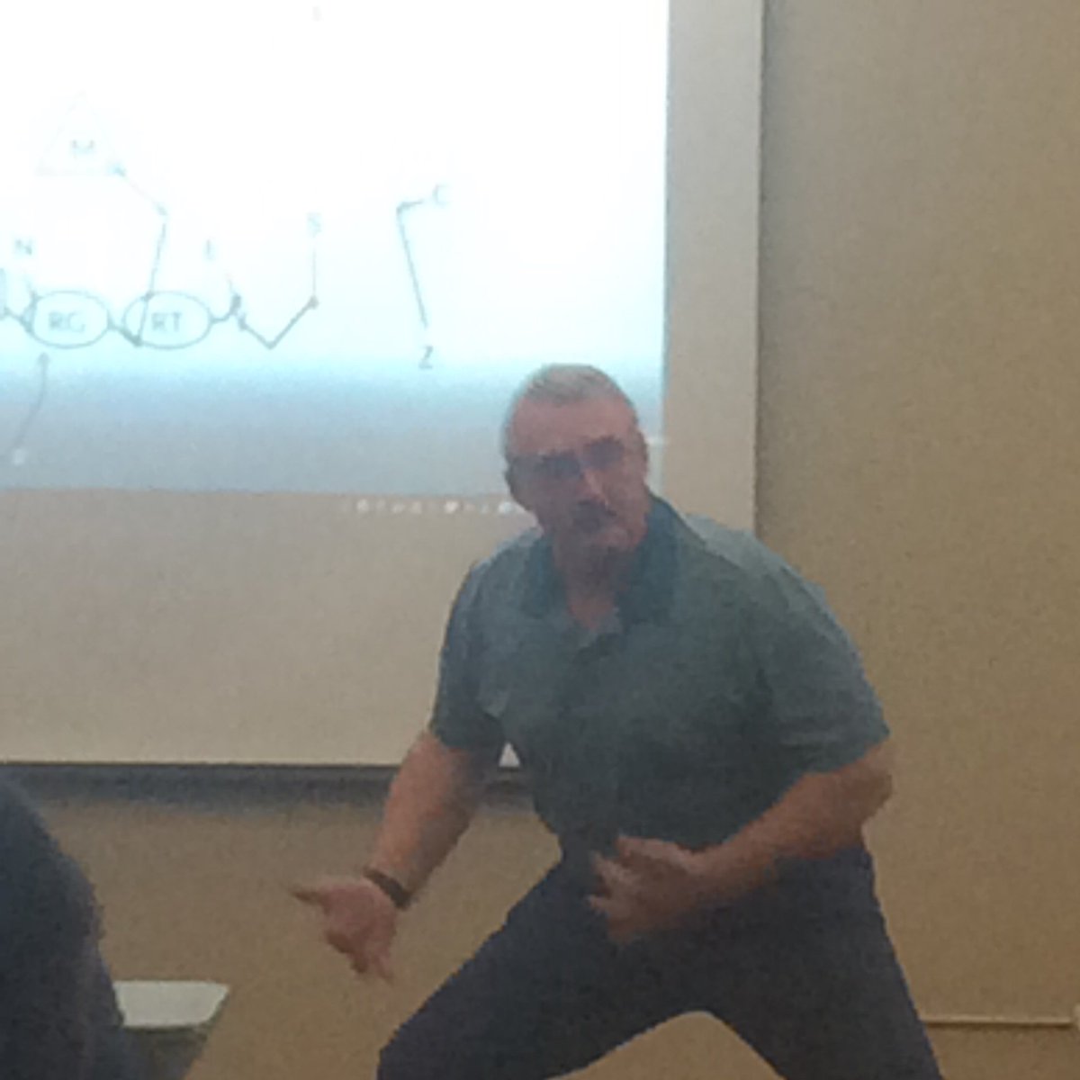 CCDHS_Football's tweet photo. Jim Hogan speaking at Dan Stanton Coaches Clinic. Blessed to have him here, Nobody better than Hogie #mtscores https://t.co/gDfqjjXcIH