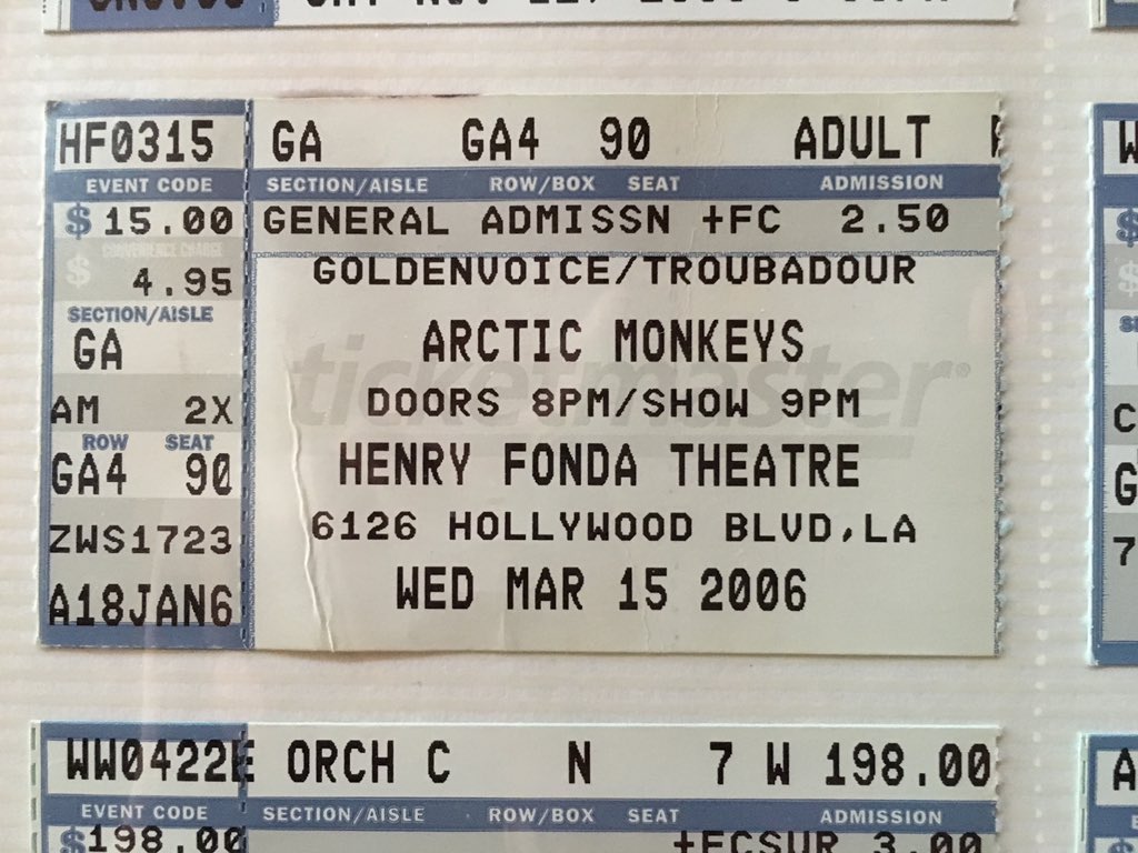 hasssarah's tweet photo. @NicoleFAlvarez I feel like you played I Bet You Look Good on the Dance Floor in honor of it being 13 years ago #onthisday that I first saw @arcticmonkeys play it @FondaTheatre and fell in love 😊 https://t.co/XdcVZEESdM