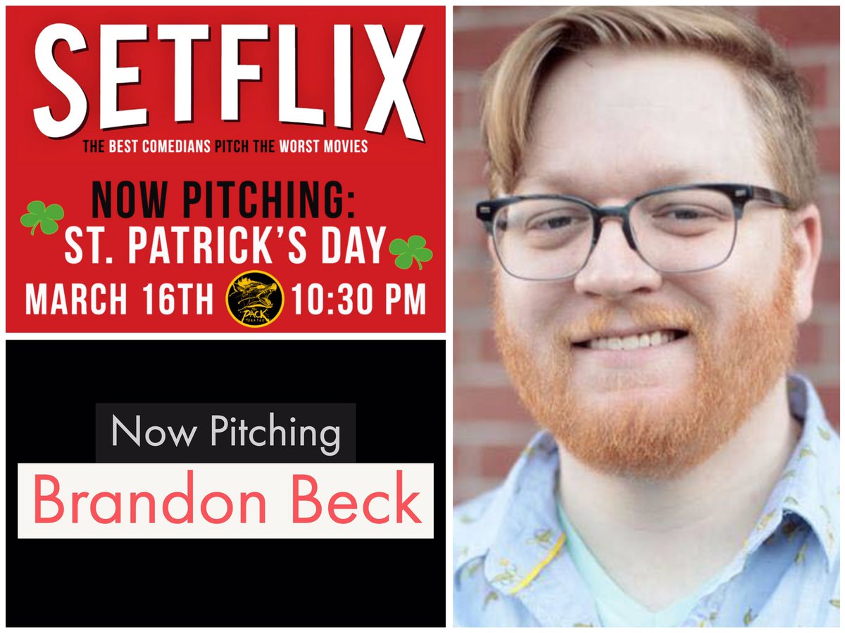 YourLateNight's tweet photo. Everyone knows #Setflix is the biggest studio in the world. And this Saturday they are taking pitches!
#BrandonBeck is coming to the @packtheater stage for a chance to be this months Setflix Champion!
3/16. 1030p
#thingstodoinla #comedyclub #comedy #comedian https://t.co/uqOKXTdHOp