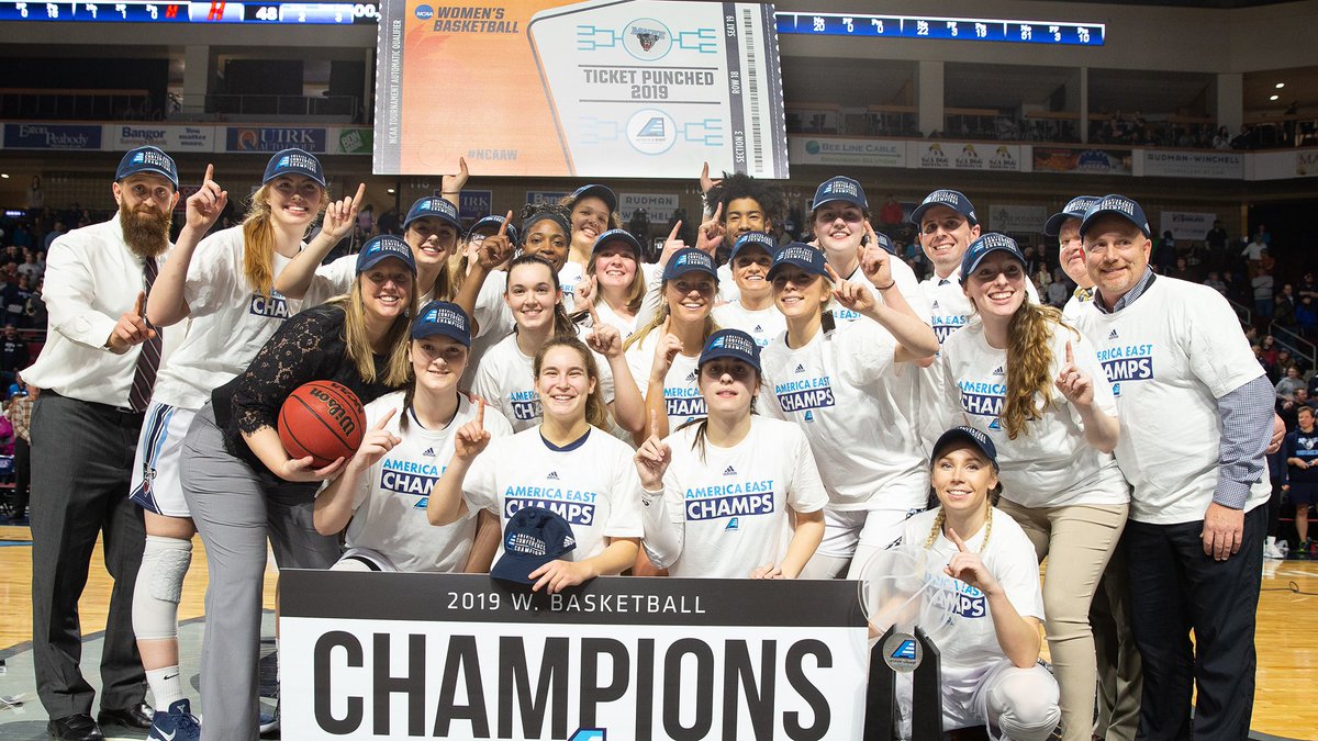 BlackBearsWBB's tweet photo. Back-to-Back Champs! Maine Defeats Hartford in America East Championship Game

Recap: https://t.co/mPtOdLv7jx
Photos: https://t.co/Z4vvq1xXz2

#BlackBearNation | #AEHoops | #AEPlayoffs https://t.co/GEDtIy3o0j