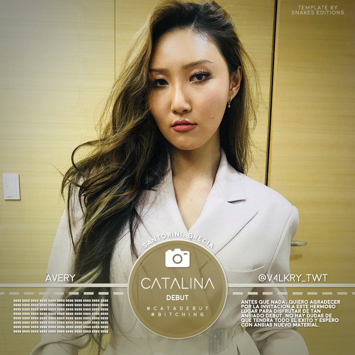 V4LKRY_twt's tweet photo. ♡ | #CataInHouse #BITCHING 
Nuestra preciosa maknae se dió una pequeña escapada hace unas horas para estar presente en el debut de esta preciosa chica ¡Brillaste en el escenario! Muchas felicidades. https://t.co/DTaoYjGR9e