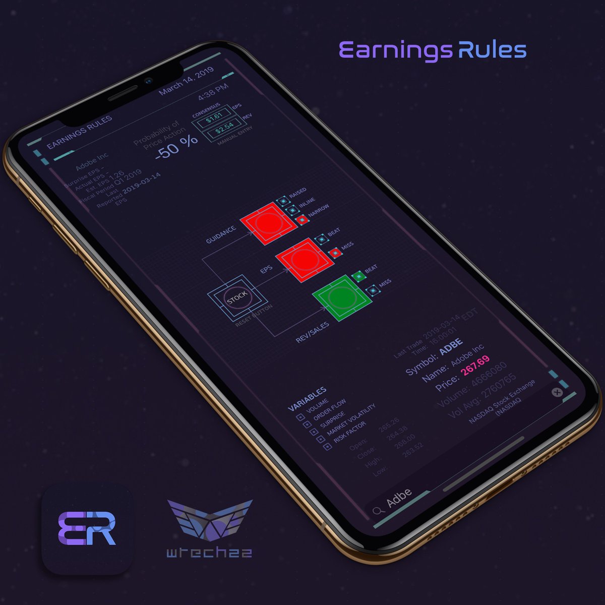 wtech22's tweet image. Plan your earnings trading. 

@Reuters, @MarketWatch, @A041510, #MoneyMaker, #Bullish, #Investing, #StockTrading, @EarningsScout, #iOSDev, #ipad2019