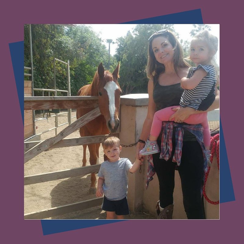 JHollandGroup's tweet photo. Orange Park Acres is one of the only unincorporated communities in California that centers around equines 🐴. Pictured here is our founder Jennifer, her horse Scarlet and her adorable son and daughter. Do you love equine culture? Orange Park Acres might be the place for you! https://t.co/1VDbfPFKzE