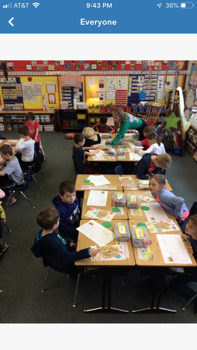 MrsHunwick's tweet photo. “Wear your words day” for March is Reading month with my fantastic student teacher, (college roommates daughter 😊), Leprechauns and Irish dancers!🍀 A love of learning Friday for sure!! @GPMaire @GPSchools #OneGp https://t.co/m8ZUNl1TyM