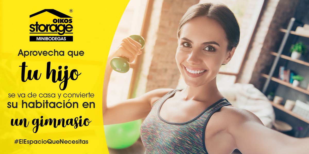 oikosstorage's tweet photo. Eso si, ¡no le botes nada!. En #OIKOSStorage puedes dejarle sus cositas para que no te estorben en tu nuevo gym.
https://t.co/0vbw3nGNiw
#Bodegas #selfstorage #Alquiler #Hogares #ElEspacioQueNecesitas https://t.co/ZLTUkOiEp3