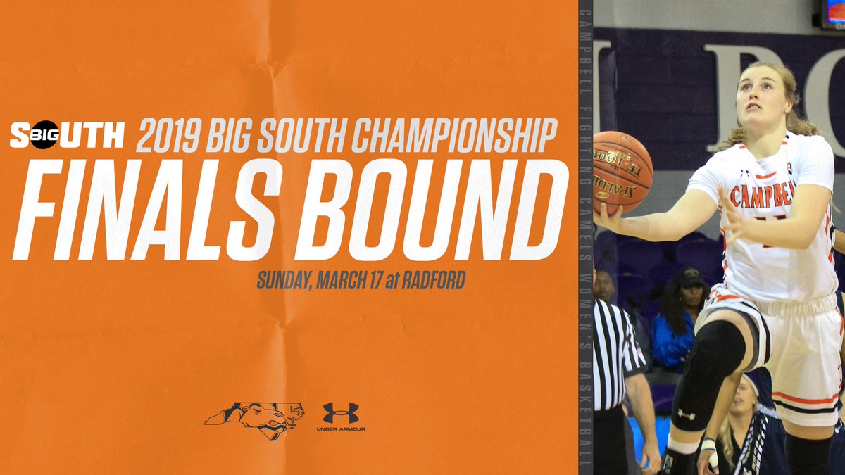 GoCamelsWBB's tweet photo. C-U at Radford on Sunday! We're playing for the #BigSouthWBB Championship! #RollHumps 🐪🏀 https://t.co/WvwotmHAvZ