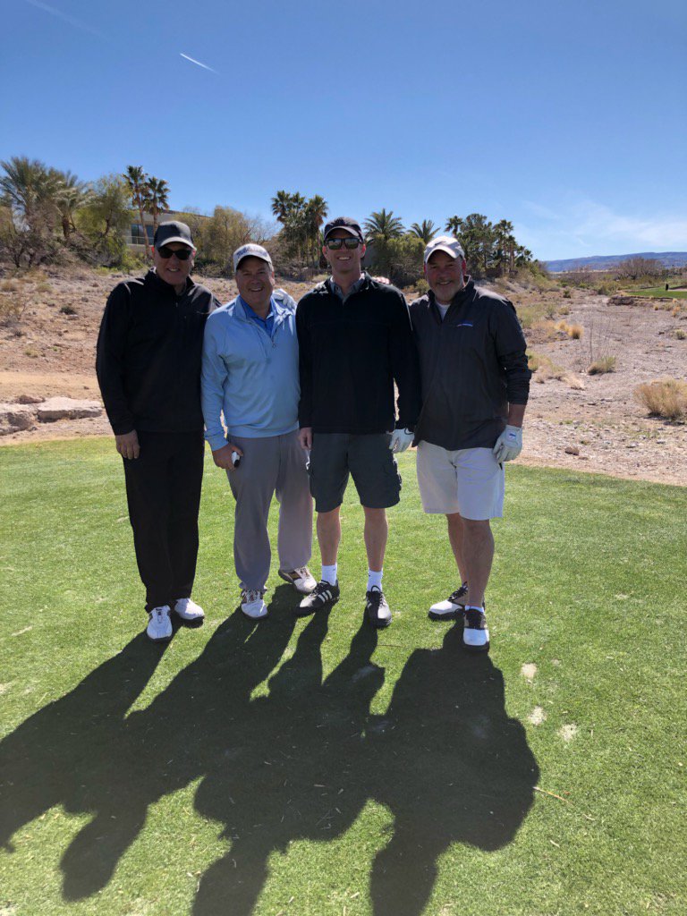 Pacific_Mobile's tweet photo. Garth Haakenson, CEO and Sean Butler, COO enjoy a day of golf at the Modular Building Institute's #worldofmodular convention in Las Vegas, NV. #modular #construction #modularconstruction #lasvegas #worldofmodular2019 #mbi  #permanentmodularconstruction #relocatablebuildings https://t.co/UhgE3OIviz
