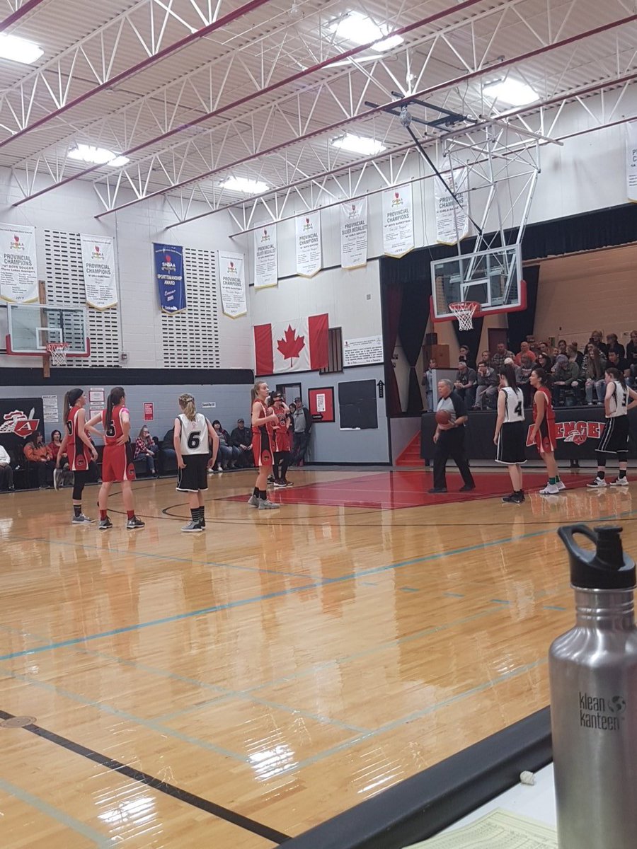 After one quarter in the 1A girls basketball Regional playoffs in Middle Lake the Middle Lake Avengers lead the Rocanville Rara Avis 13-8! <a href="/3LakesAvengers/">Three Lakes School</a>