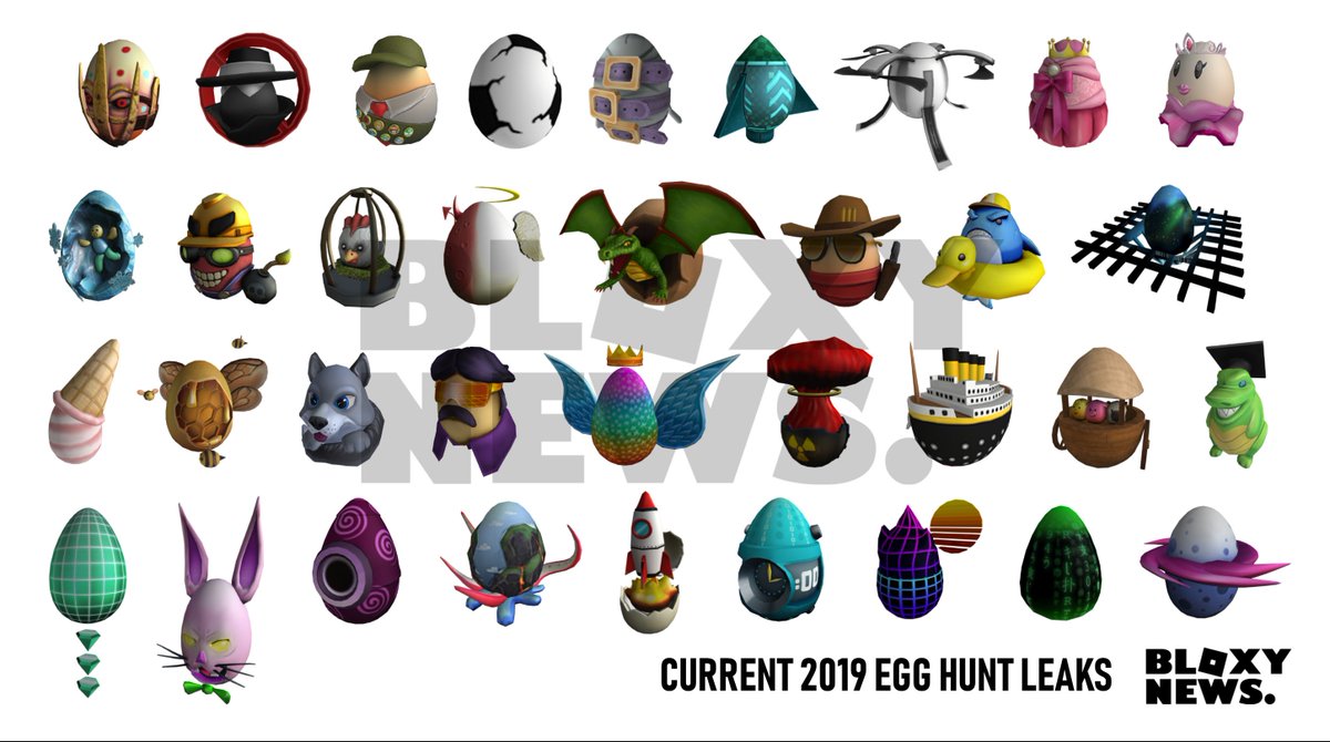 Bloxy News On Twitter Bloxynews All 2019 Roblox Egg Hunt Scrambled In Time Leaked Eggs So Far What Is Are Your Favorite One S Total 35 As Of 3 15 Https T Co Bk04qnfo3m - leaks 3 new eggs roblox egg hunt 2019