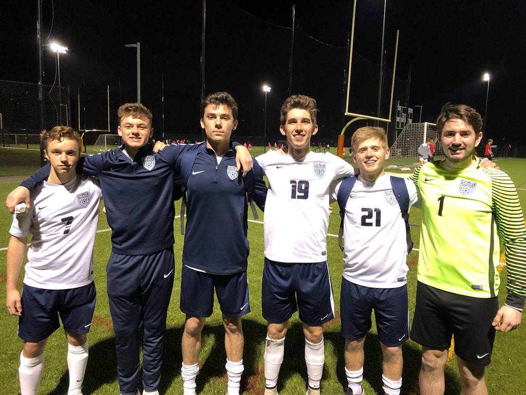SiegelFutbol's tweet image. Siegel over DeKalb Co 3-0
Goals by @Adam_LaLance (pk), @jcksn15 (asst by @Schofield_8), @sledge_drew (asst Scott Tumbleson)