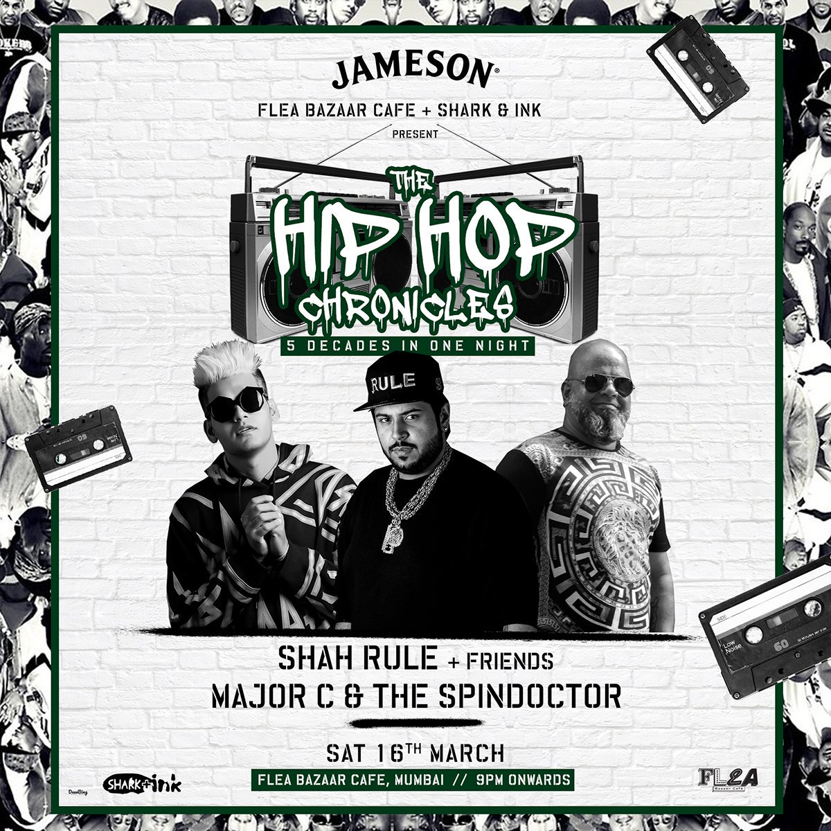 #FleaBazaarCafe presents the first edition of Hip Hop Chronicles w/ Shah RuLe, Major C, The <a href="/SpinDoctor/">Spin Doctor</a> and special guests.

facebook.com/events/3478996…