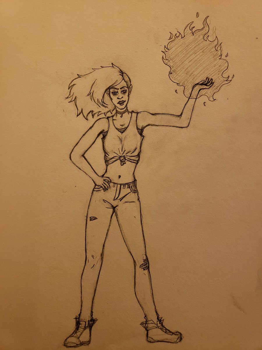 Bravehelm's tweet image. Watching my house spouse tear apart the house looking for their painting supplies and it got me thinking.

#WritingCommunity are you doing anything with #art other than #writing, of course? 

Here is a #drawing for your time; hands are my undoing!

Also it's my #birthday!