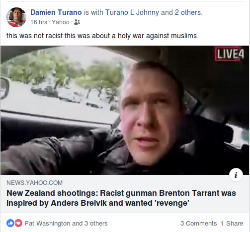 Always Antifascist On Twitter In The Aftermath Of The Fascist Christchurchattack Patriot Prayer S Allen Pucket Makes Islamophobic Threats Over Facebook Celebrates Neo Nazi Ex Proud Boy Dominick Owen S Https T Co Iy2cx4i0h5 Aka Vidkun Quisling