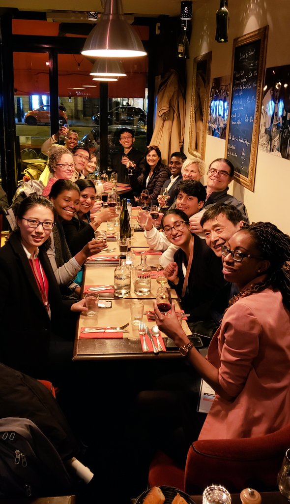 MysorekarLab's tweet image. Wonderful dinner @SRIWomensHealth #SRI2019 with our team from #crephs @WUSTLmed @WUSTL @WUSTLobgyn #StLouis. Represent!!