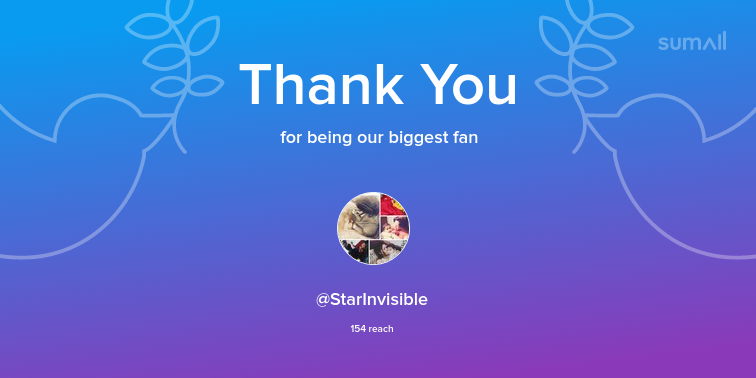Preethi_24's tweet photo. Our biggest fans this week: @StarInvisible. Thank you! via https://t.co/DIDcTxTEQm https://t.co/GPjbmeVbxI