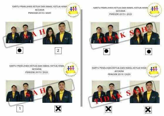 Halo, Mahasiswa/i Akuntansi Universitas Bunda Mulia, kami ingin menginformasikan bahwa akan diadakan kampanye untuk pemilihan calon ketua dan wakil ketua HIMA ACCASIA periode 2019/2020

Berikut visi misi serta program kerja mereka dan pilihlah dengan tepat

#salamSOF
#HimaAccasia