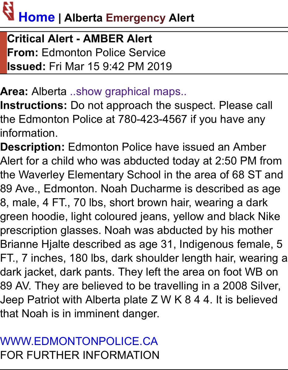 jkenney's tweet photo. Pls RT #AMBERAlert #yeg https://t.co/1hTKeCVsWu