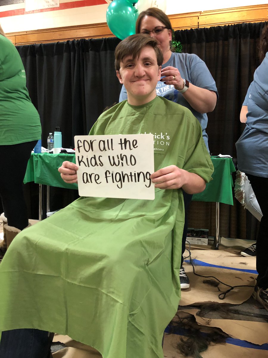 <a href="/NoahHauptmann/">Noah Hauptmann</a> shaved the day!  #stccharleschallenge ⚜️🍀
