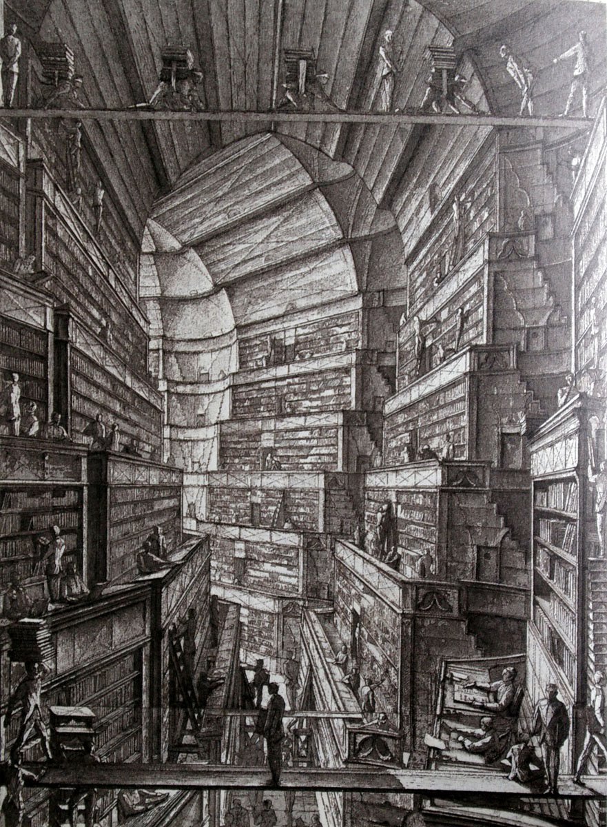 whatisalt236's tweet photo. L'insomnie est mère de découvertes.    Voici le travail d'Éric Desmazieres pour illustrer la nouvelle de Jose Luis Borges : la bibliothèque de Babel. Merci @GregMonod pour l'énorme claque. Et cc @akaAgar <3 Comment voulez vous dormir après ça ? https://t.co/diMITYbQTt