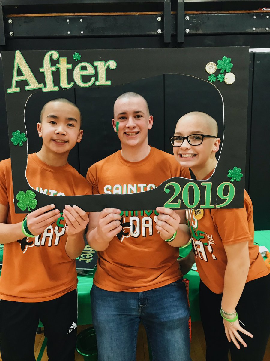 St. Baldrick’s 2019 was a success!! The St. Charles Challenge raised just over $45,000 and I’m proud to say I #rockthebald 💚💚 <a href="/stcchallenge/">StCharlesChallenge</a> <a href="/StCharlesD303/">School District 303</a> <a href="/StCharlesEast/">St. Charles East HS</a> <a href="/StBaldricks/">St. Baldrick's Foundation</a>
