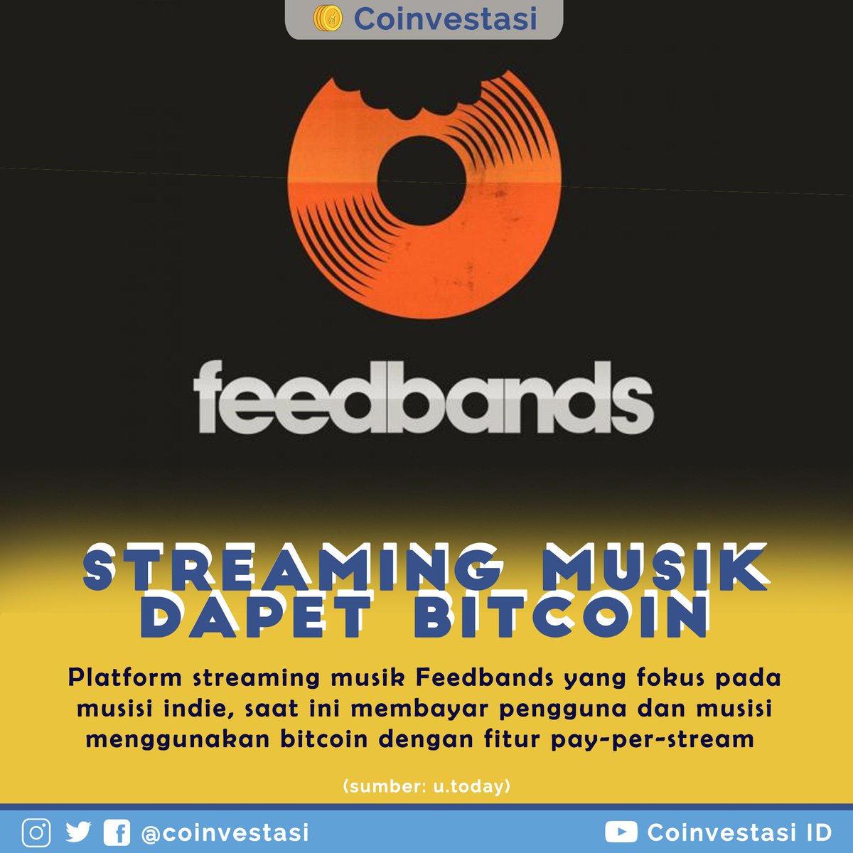 coinvestasi's tweet photo. Dengerin lagu di feedbands bisa dapet bitcoin, whoa! kabarnya feedbands lagi dalam tahap beta test menggunakan Lightning Network
#musicstreaming #feedbands #feedbandsmusic #feedbandsbitcoin #blockchainstartup #blockchaincompany #blockchaintechnology #blockchainnews https://t.co/WrJ6DDk97t