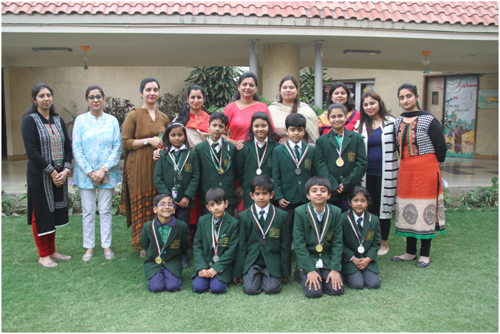DPS_G_Faridabad's tweet photo. #Congratulations #Dipsites
Students of #DPSGreaterFaridabad touched new heights in the International Mathematics Olympiad (#SOF) for the year 2018-19.
The Principal and the staff of DPS Greater Faridabad congratulated the participants as well as the winners . https://t.co/JUkespygyh