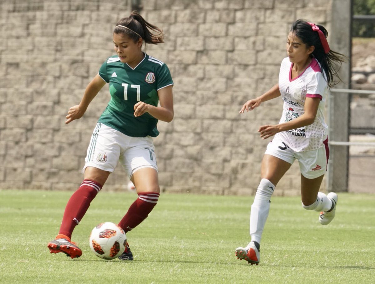 #AmistosoFemenil
🇲🇽México Sub 20🆚️Club León🦁
🇲🇽 1-1 🦁

⚽️🦁 Perla Morones

⚽️🇲🇽 Nicole Pérez