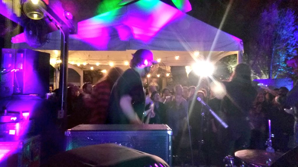 ATxMu's tweet photo. .@waaxband is rocking tonight at #AustraliaHouse thanks to @GDAYUSAofficial and @SoundsAustralia ! #SecretSounds #SxSW #SxSW2019 https://t.co/UmDgTgU7AT