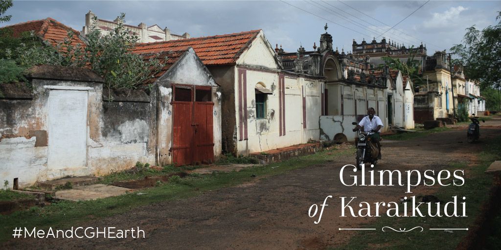 CGH_Earth's tweet photo. The home of #CGHEarth #Visalam is the #Kanadukathan village of #Karaikudi town in Tamil Nadu. The name Karaikudi originated from a thorny plant called ‘Karai’ commonly found here, and ‘Kudi’ which means settlement.
#MeAndCGHEarth #SouthIndia #TravelLocal #TamilNaduTourism https://t.co/g4XDLcOMvP