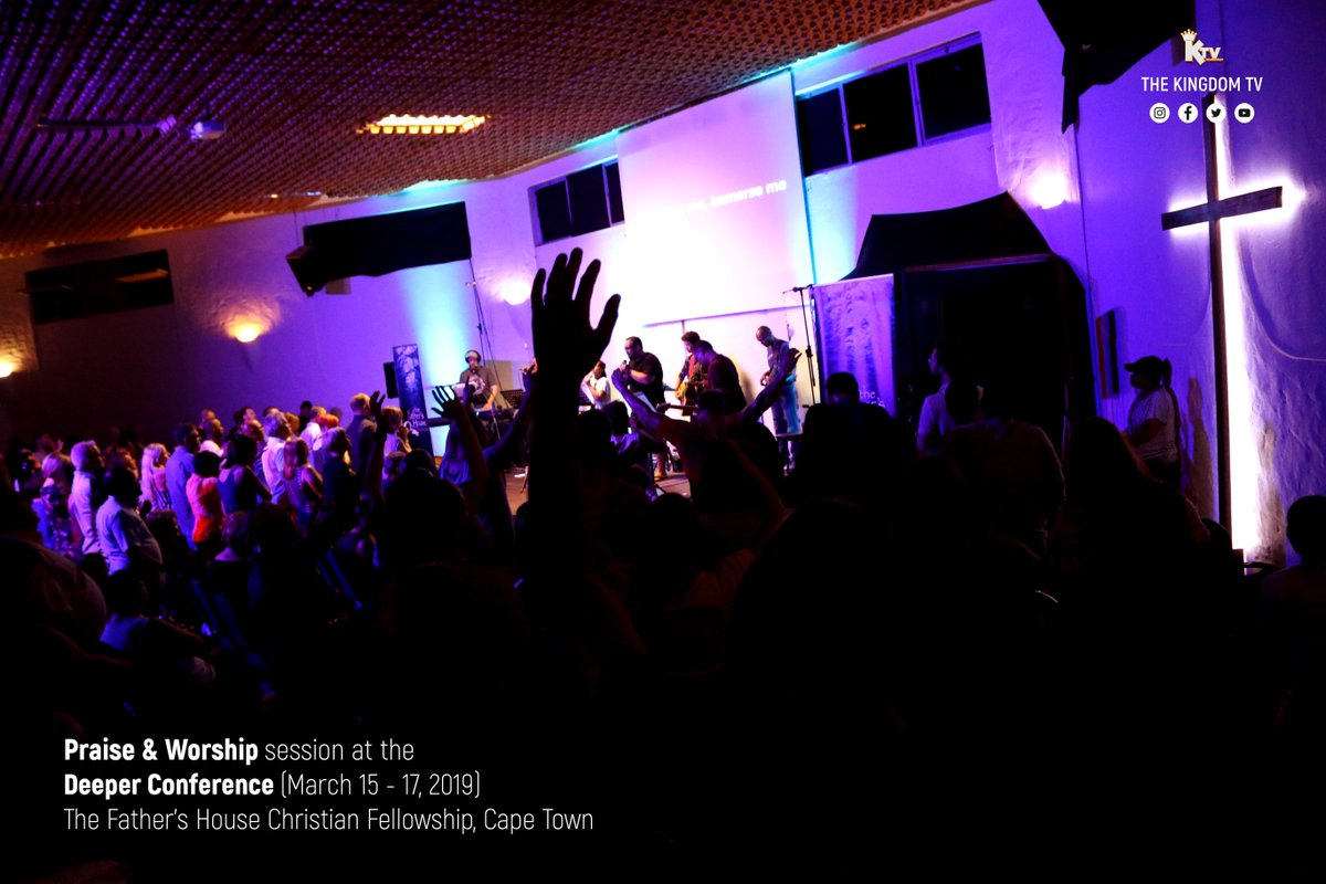 TheKingdomTV_1's tweet image. Praise &amp;amp; Worship session at the DEEPER CONFERENCE (2019) at The Father&apos;s House Christian Fellowship in Bellville, Cape Town South Africa. 

The conference holds between March 15 -17 with Alexander Venter ministering. 
#deeper #deeperconference #moreofjesus #thekingdomtv #soldout