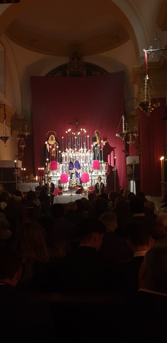 NtroJesus's tweet photo. Os mostramos algunas imágenes del quinto día de Solemne Quinario en honor a nuestro amantísimo titular Nuestro Padre Jesús Nazareno. 

Ocupó la Sagrada Cátedra Rvdo. D. Miguel Ángel López Becerra, párroco Santa María de la Encarnación de Constantina y director espiritual. https://t.co/YAqtbVgf6l