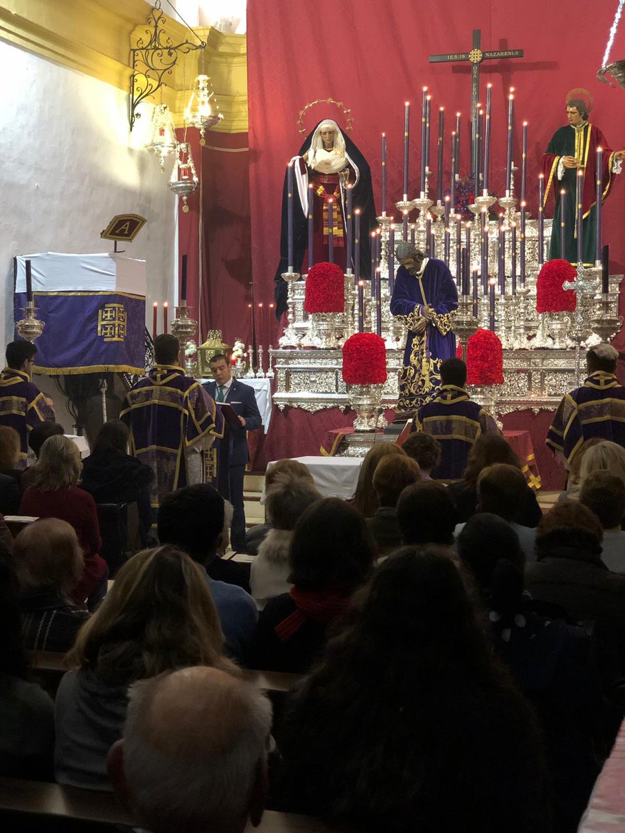 NtroJesus's tweet photo. Os mostramos algunas imágenes del quinto día de Solemne Quinario en honor a nuestro amantísimo titular Nuestro Padre Jesús Nazareno. 

Ocupó la Sagrada Cátedra Rvdo. D. Miguel Ángel López Becerra, párroco Santa María de la Encarnación de Constantina y director espiritual. https://t.co/YAqtbVgf6l