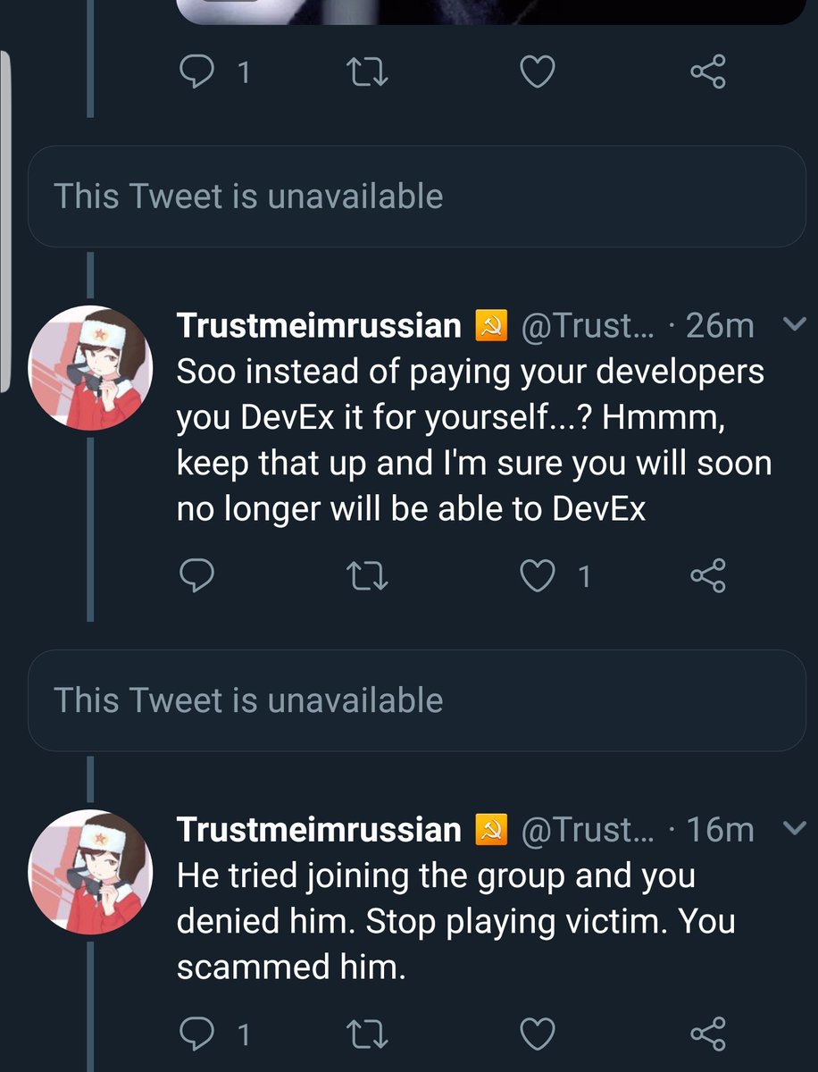 Trustmeimrussian On Twitter Warning To Developers In The
