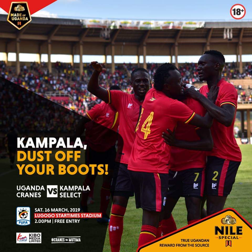 OfficialFUFA's tweet photo. A two in in #RegionalTour. 
Created Cranes vs Kampala Region Select (Girls)-2pm 
@UgandaCranes Vs Kampala Region-4pm 
Powered by @Airtel_Ug &amp; @NileSpecial. https://t.co/O9GEAIUZjJ