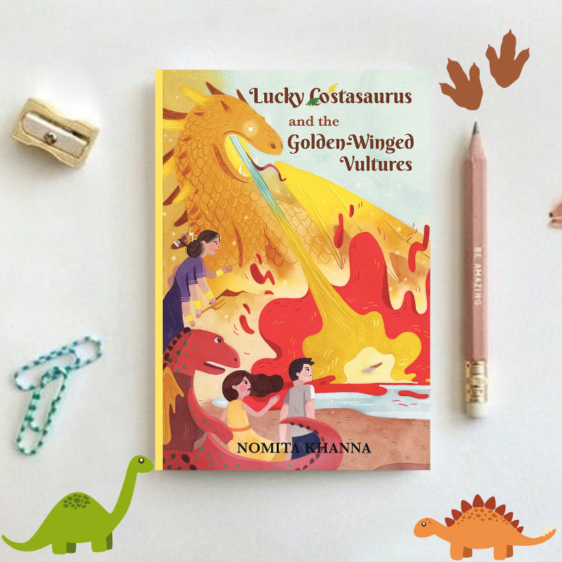 ShiShah90's tweet photo. #Fantasy #fiction for pre-teen kids 'Lucky Costasaurus and the Golden-Winged Vultures' by @nomita_khanna , tells the story of LUCKY, a vulnerable, yet resilient #dinosaur,

Available on Amazon: https://t.co/IAlcTghHVR

#luckyCostasaurus #NomitaKhanna #bookishelf #readerslovebook https://t.co/PULrK7hoEr