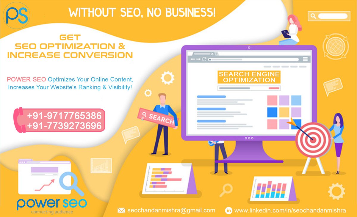 WITHOUT SEO, NO BUSINESS!

Get SEO Optimization & Increase Conversion!

#seoservicespackages #basicseopackages #seomonthlypriceinindia #seoserviceinindia #bestseoserviceinindia #seoservicesinpatna #freelanceseoservices #freelanceseoexpertindia #freelanceseoservicesprovider