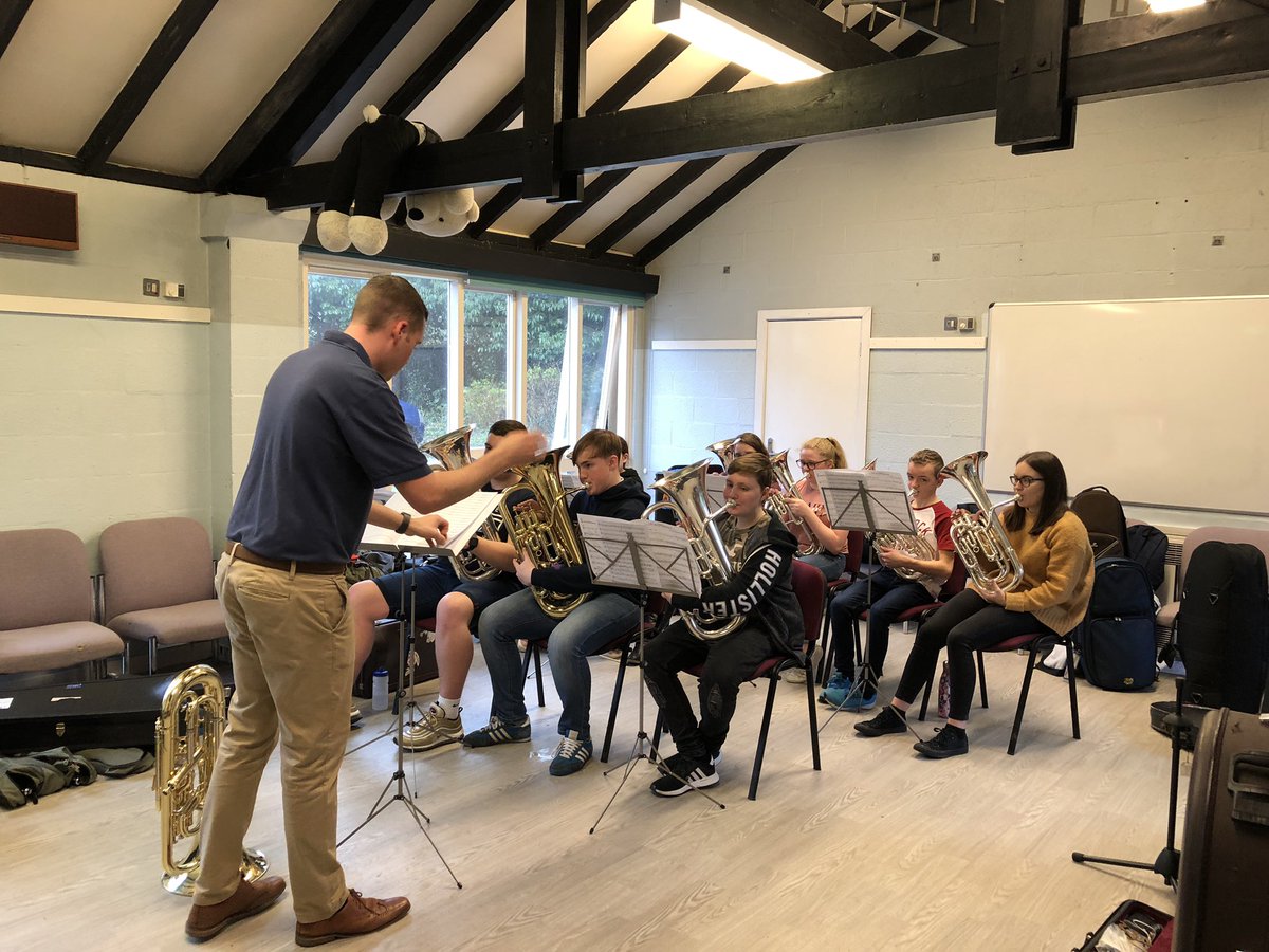 A few more photos from our sectionals this morning with Lancashire Youth Brass Band and @KingsDivBand @LancsMusic @LancMusicHub