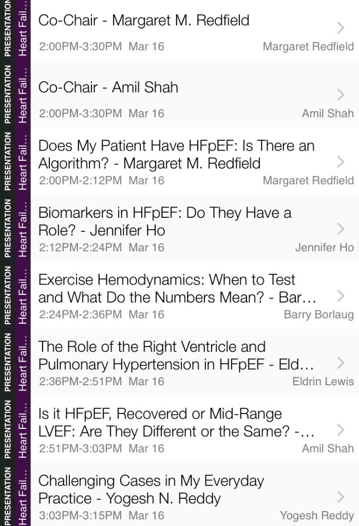 Everything you ever wanted to know about #HFpEF and more! With our @yreddyhf, #BarryBorlaug, & co-chair #MargaretRedfield at #ACC19 today 2-3:30 pm! @SarasVallabhMD @timjosephmd @aelsab @AlhijjiM @ErinAFender @CoronaryDoc @rajivxgulati @abhishek_mbbs @drpaulfriedman @DrMvanZyl