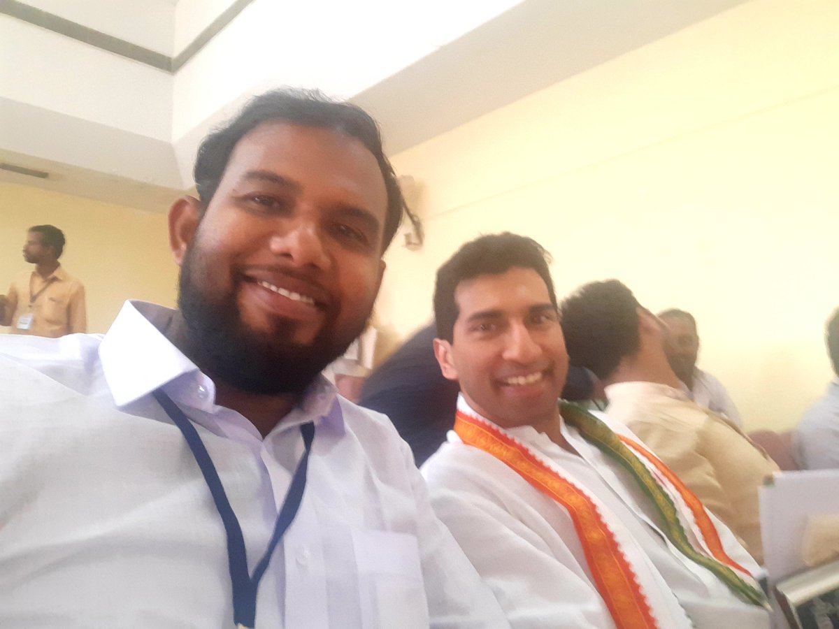 AdvSarath's tweet image. With Anil Antony @kpcc tvm