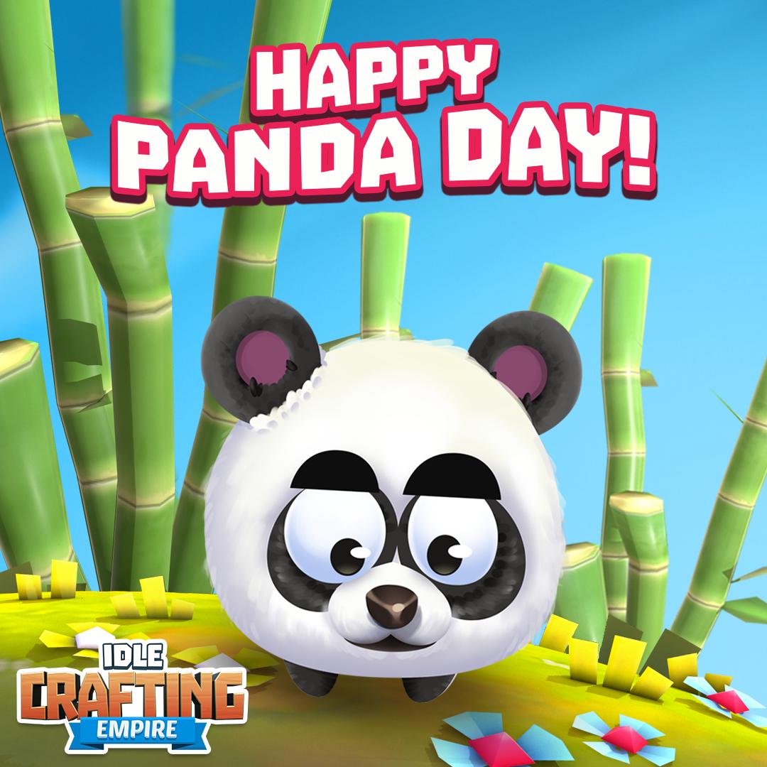 HAPPY PANDASTIC PANDA DAY! 🐼🐼🐼

And let's agree that it's impossible not to love those adorable bamboo-eating mammals, right? 🎋