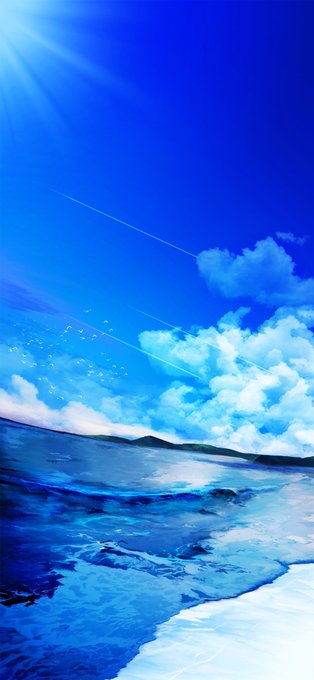 「飛行機雲 空」のTwitter画像/イラスト(新着)｜12ページ目