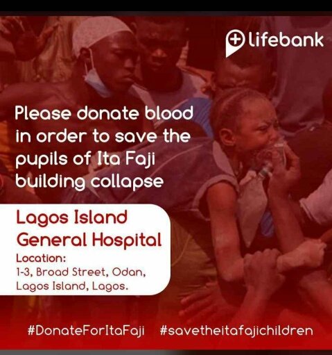 9JAPROJECTGROUP's tweet photo. Our condolence goes to the parents that lost their kids &amp; relatives to the #LagosBuildingCollapse earlier this week, we pray that God Almighty console you and heal your wounds. To the survivors, we pray for perfect &amp; quick recovery. #SaveTheItafajiChildren #PcnforGreaterNigeria https://t.co/Wev3tzECsR