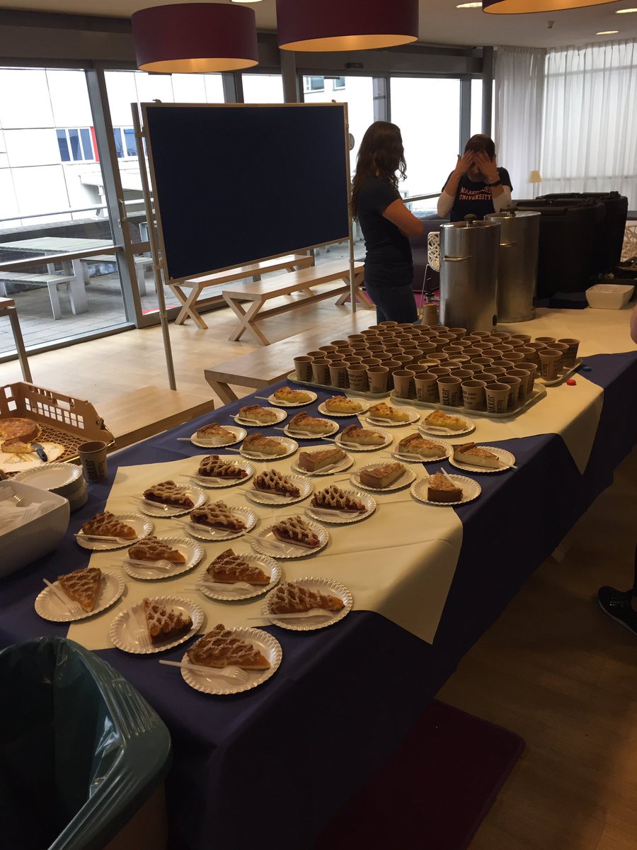 RobAdeBie's tweet photo. Masters open day in Maastricht - despite dreadfull weather and train problems we are as ready as ever! https://t.co/XFuxnzLqLU