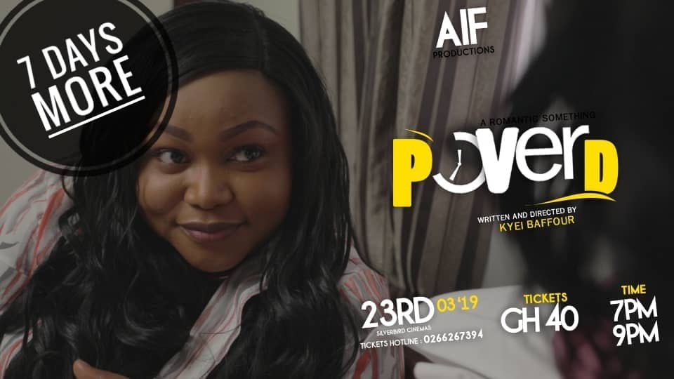 ghmoviefreak's tweet image. Just a week away, we get to know what “P Over D” is all about.  Are you ready?
———————————————

Hurry up and get your tickets!! #PoverD
#Romanticsomething
#March_23rd
#Silverbirdcinemas7pm&amp;amp;9pm
__________________________________
#ghmoviefreak #ghanafilm #reviews #fortheloveoffilm